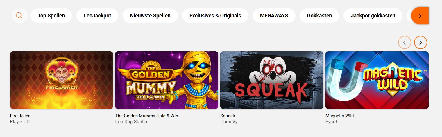 leo vegas play online